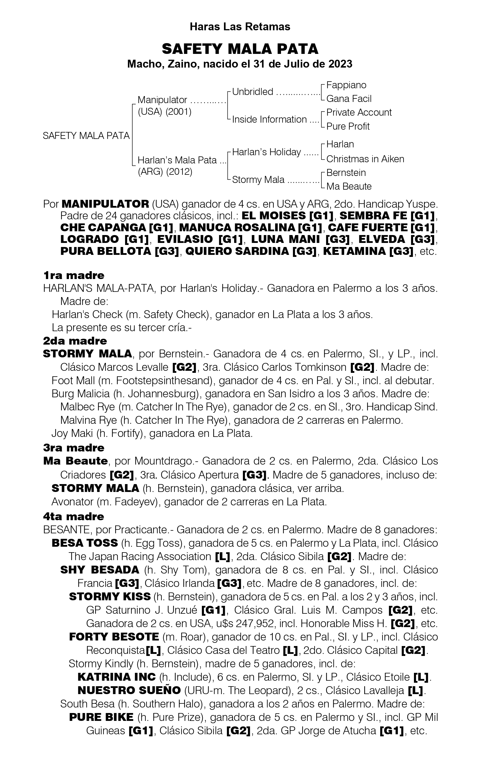Pedigree SAFETY MALA PATA