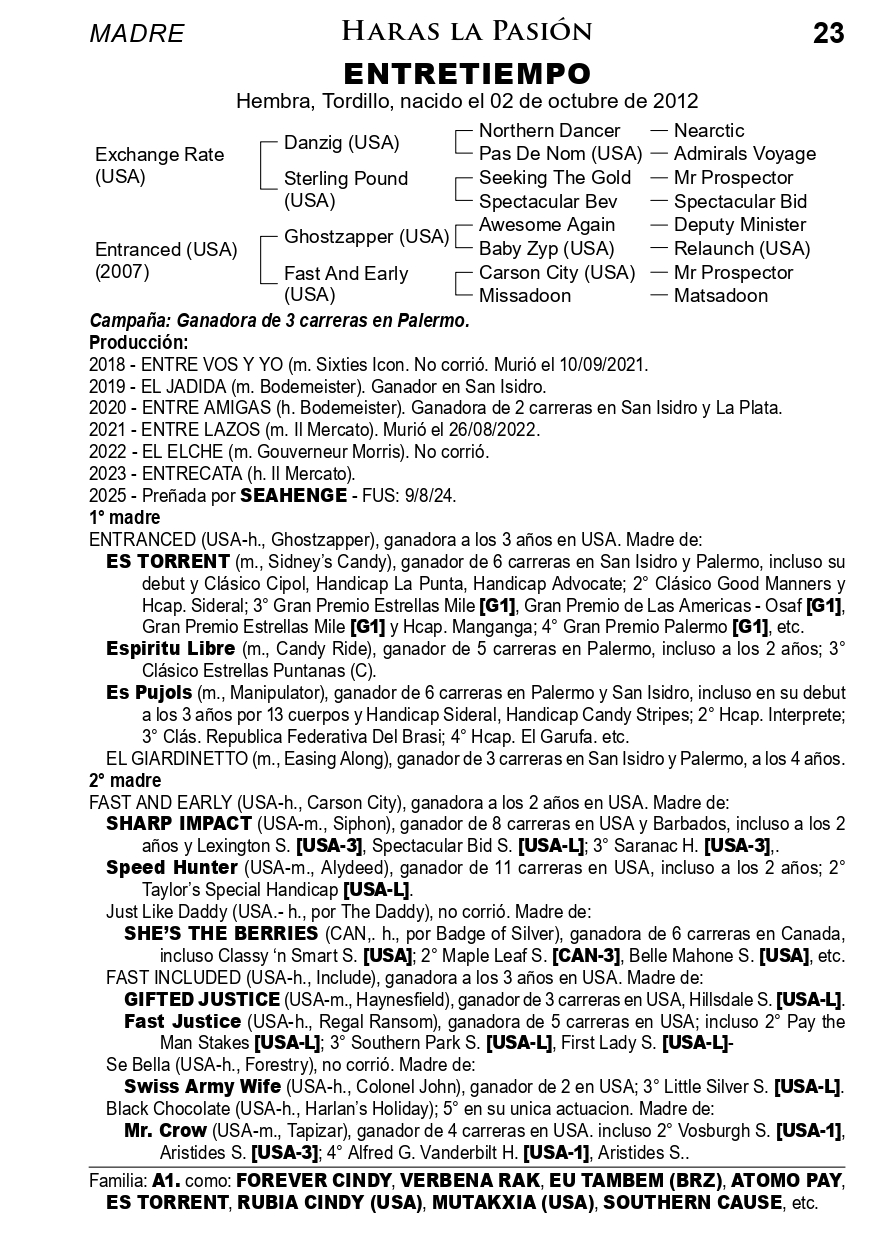 Pedigree ENTRETIEMPO