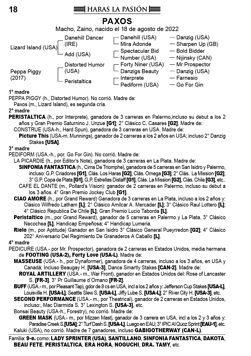Pedigree PAXOS