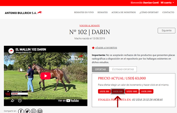 Captura del paso 5: Hacé tu oferta